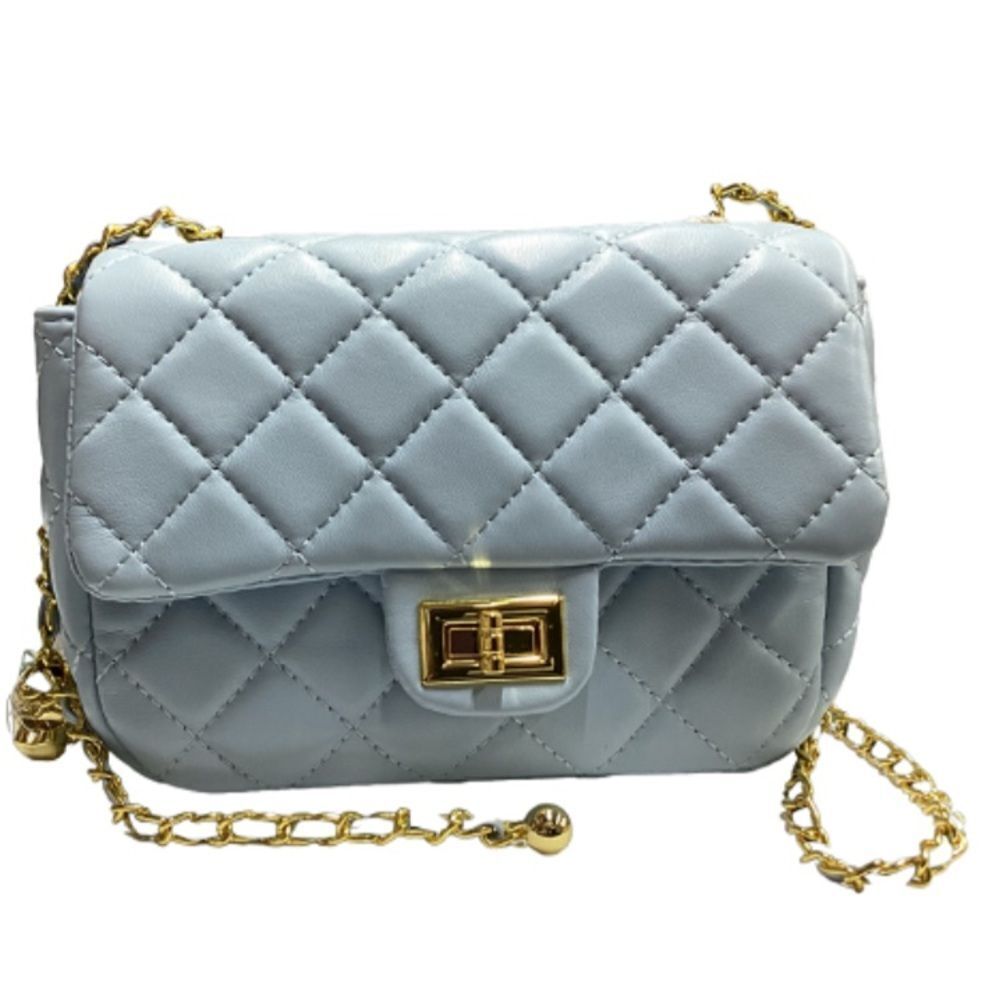 AR NEW YORK puff bag crossbody in color sky